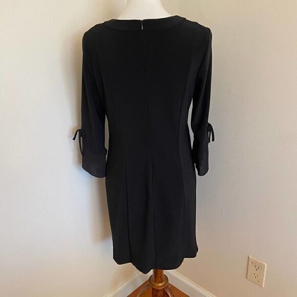 Joseph Ribkoff Black Dress Size 6 - Picture 3 of 5